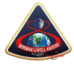 Bild von Apollo 8 Commemorative Mission Abzeichen Patch Large